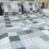 Pościel z kory Patchwork szary 140x200