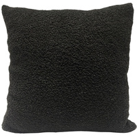 Poszewka Boucle Bukle Baranek czarna 40x40