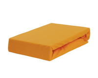 Prześcieradło jersey z gumką miodowe 90x200