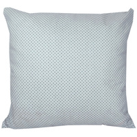 Poszewka bawełniana Czarne kropeczki na szarym 40x40